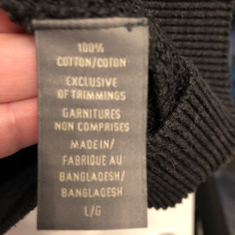 Men’s Charcoal LG Denver Hayes Sweater - Picture 3 of 4